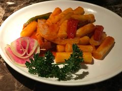 芝士炒年糕-猪啊牛呀羊啊铜盘烤肉(正大广场店)