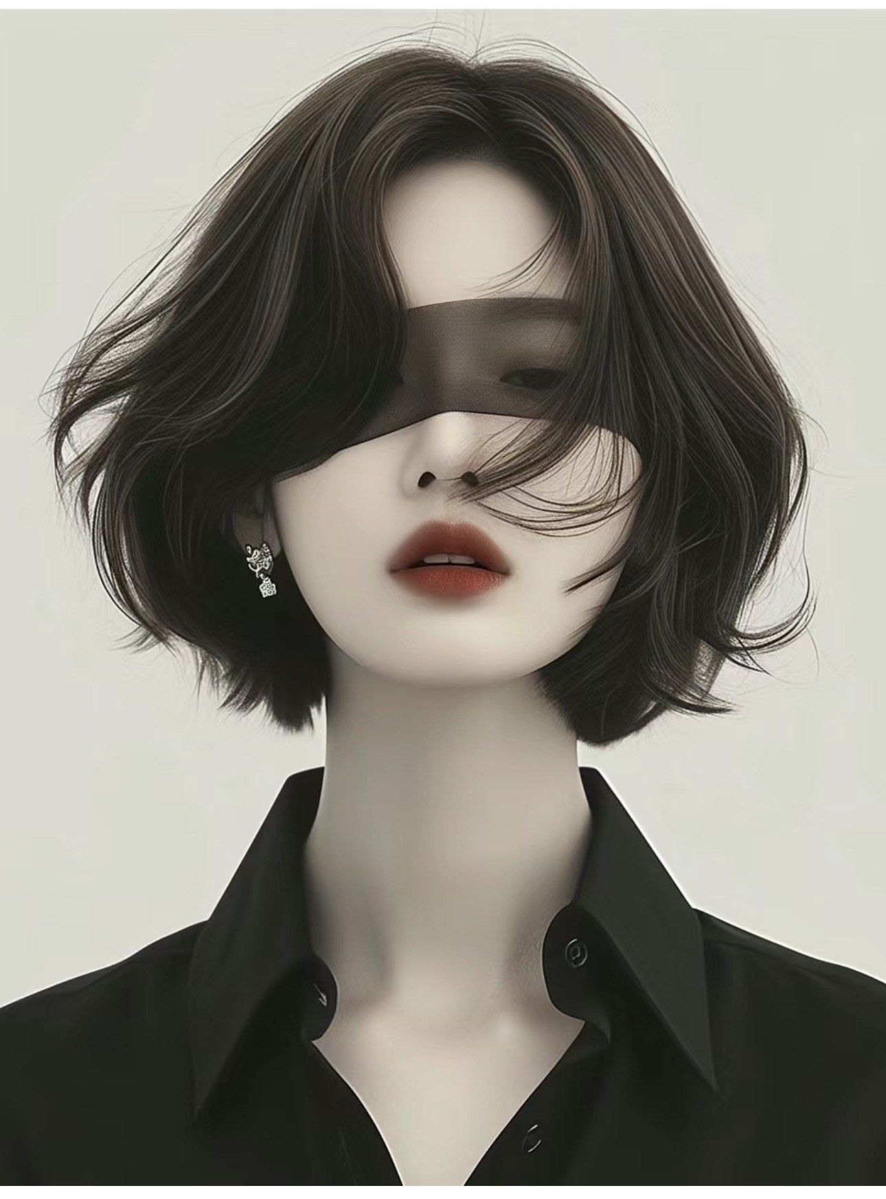 急转直下的短发魅力,御姐风