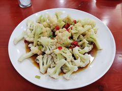 白灼有机菜花-德贤烧麦菜馆(本溪路店)