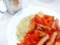 番茄猪扒饭-好好滋味茶餐厅