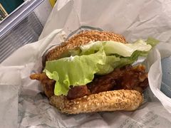 中式炸鸡汉堡-幸运小丑汉堡(Bay Area本店)