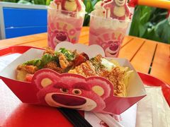 川味炸鸡配土豆片-Lotso Lunch Box 草莓熊餐盒