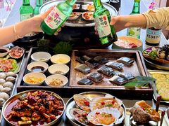 -围炉肉舍•炭烤活鳗•丹东海鲜烤肉(步行街店)