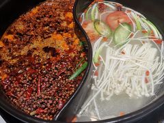 特色三鲜鸳鸯锅-尚品耙耳朵成都老火锅