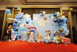 -小鲤鱼生日气球派对会场策划布置