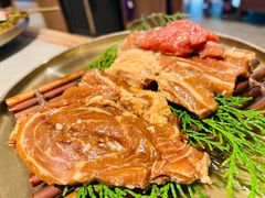 -草家酱蟹炭火烤肉店(珲春南路一店)