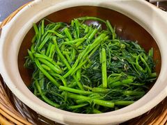 啫啫虾酱空心菜-熠盛粤味(永康路店)