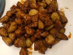 黑蒜子牛肉粒-陈傻子餐厅(世纪都会店)