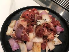 -山野的朋友露营炭火烤肉