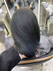 点击看大图 -藤野造型烫发染发