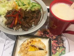 黑椒牛柳饭饮料套餐-永和大王(花好园店)
