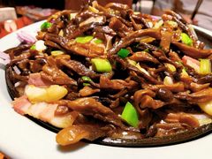 风干肉炒鹿茸菌-长安记·大美陕菜(大族广场店)