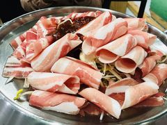 五花肉肥牛三吃锅-韩食汇