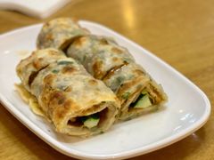 葱饼卷牛肉-台北楚楚园馅饼粥(虹桥南丰城店)
