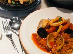 虾汤海鲜烩饭-港丽餐厅