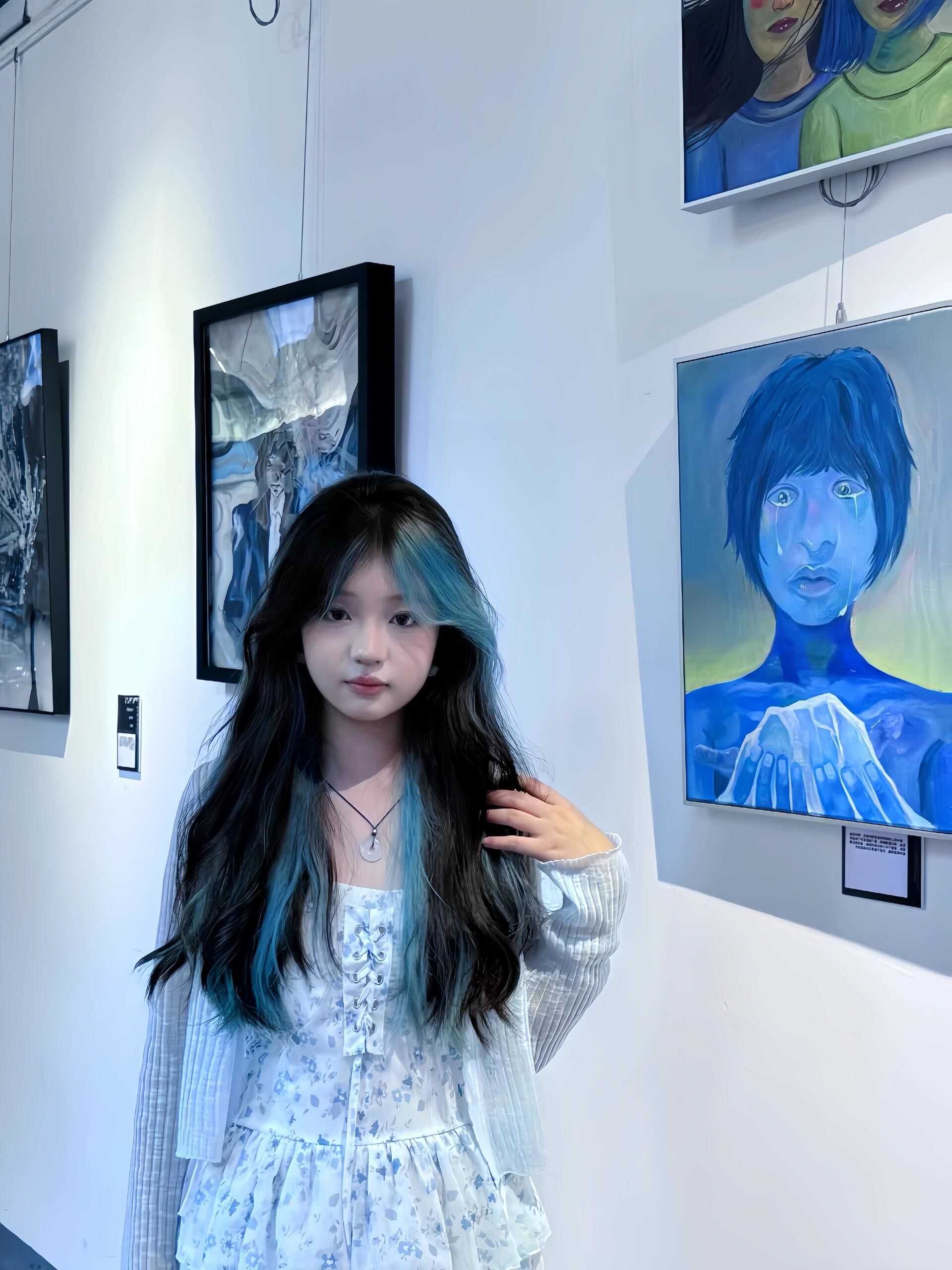 鸳鸯头也太好看啦||#克莱因蓝[话题]# 「禾一 hair salon染发·烫发