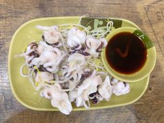 芥末白灼八爪鱼-贞姨美食·老字号海鲜大排档