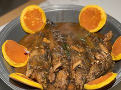 铁锅昂刺鱼贴玉米饼-关东小磨东北菜(漕河泾印象城店)