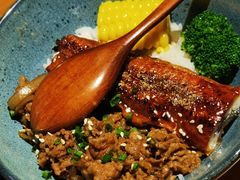 牛肉鳗蒲烧双拼饭-渔寿司·日本料理(艾尚天地店)