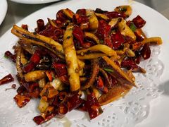 香辣鱿鱼条-华春餐馆(鱼山路店)