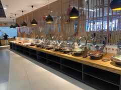 自助取餐区-感恩心素食馆(百世广场店)