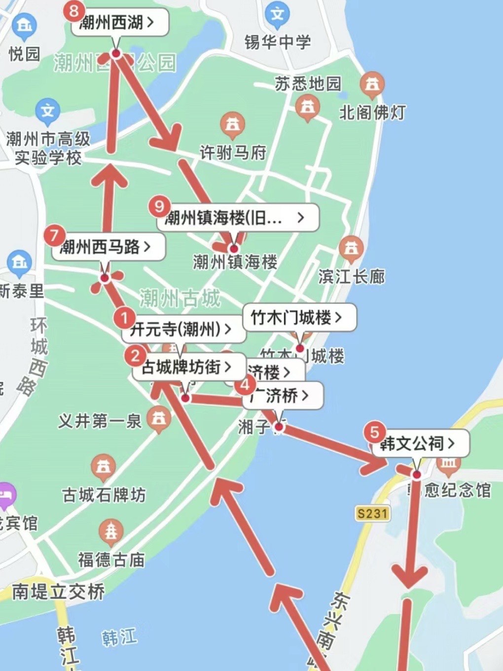 潮河湾景区地图图片