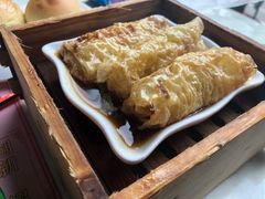 鲍汁鲜虾腐皮卷-名点一号·精致茶点·手工制作(宝华店)