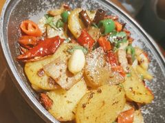 干锅土豆片-好嫂子酱猪手•农家菜(华远坊店)