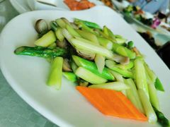 芦笋炒草菇-新恬乐大酒家(沧达大厦店)