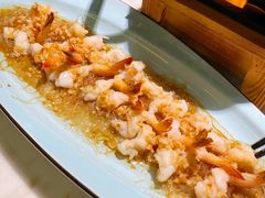 金银蒜蒸凤味尾虾-绿茶餐厅(平谷华联店)