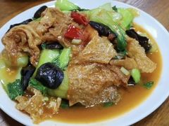 青菜炒腐竹-牛八宝桂林米粉(八里庄店)
