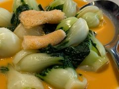 龙虾汤竹荪浸时蔬-皇朝会.经典传统粤菜(外滩店)