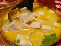 鸡汤小白菜煮豆腐-西贝莜面村(镇江苏宁广场店)