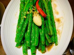 虾酱炒四季豆-帕蓝·暹罗料理(大学路店)