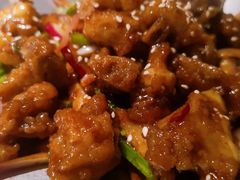 蒜香蜜汁排骨-绿茶餐厅(昌平悦荟店)