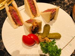 澳洲和牛炸牛排三明治-老乾杯和牛烧肉(王府中环店)