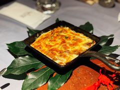 肉酱芝士焗口蘑-梧桐北京烤鸭·铜锅涮肉(海岸城店)