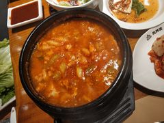嫩豆腐汤-万兴佳烤肉·长白山老味道(东岸里店)