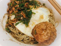 青椒干子肉丝干拌面-高邮面馆(明瓦廊店)