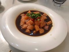 捞汁三文鱼-小郭私房菜·海肠捞饭店(学士街店)