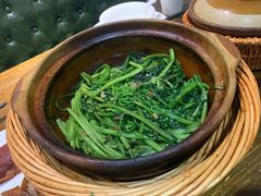 啫啫虾酱空心菜-熠盛粤味(永康路店)
