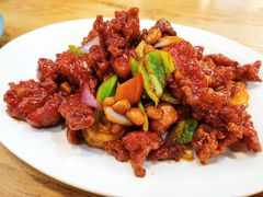 椒香虾仁爆鸡球-陈傻子餐厅(世纪都会店)