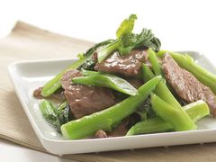 菜心鲜菇炒牛肉-粤·向群饭店(龙津东路总店)
