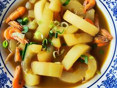 老黄瓜炒河虾-三林民间传菜