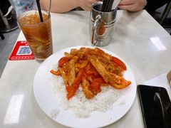 番茄猪扒饭-好好滋味茶餐厅