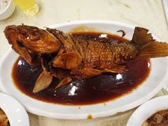 罾蹦鲤鱼-奥华餐厅·老张记(台基厂店)