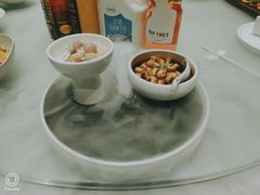 辣酒汁花螺配夏威夷果-木守西溪溪隐餐厅