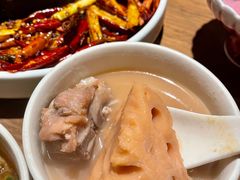 铫子煨排骨粉藕汤-清水亭湖北菜(大屯DT51店)