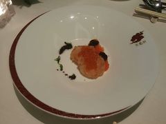 三文鱼子松露煎带子-天龙轩(香港丽思卡尔顿酒店)