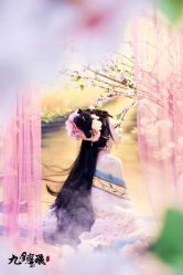 粉唐2-九月鹰飞汉服摄影工作室